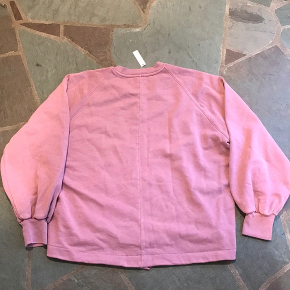 Madewell Bubble Sleeve Drawstring Sweatshirt - Picture 5 of 6